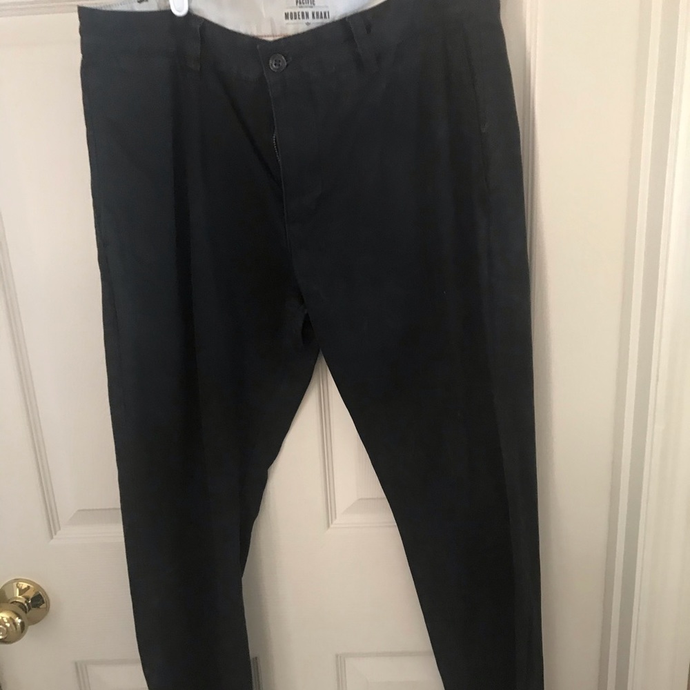 Dark Navi khaki material pants